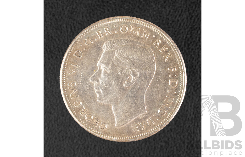 Australian 1937 KGVI Silver Crown .925