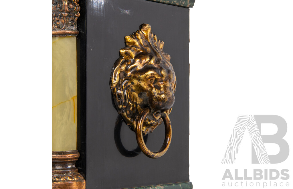 Seth Thomas Mantel Clock with Faux Marble Highlights