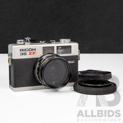 Ricoh 35 ZF 35mm Film Camera with Rikenon 40mm F2.8 Lens