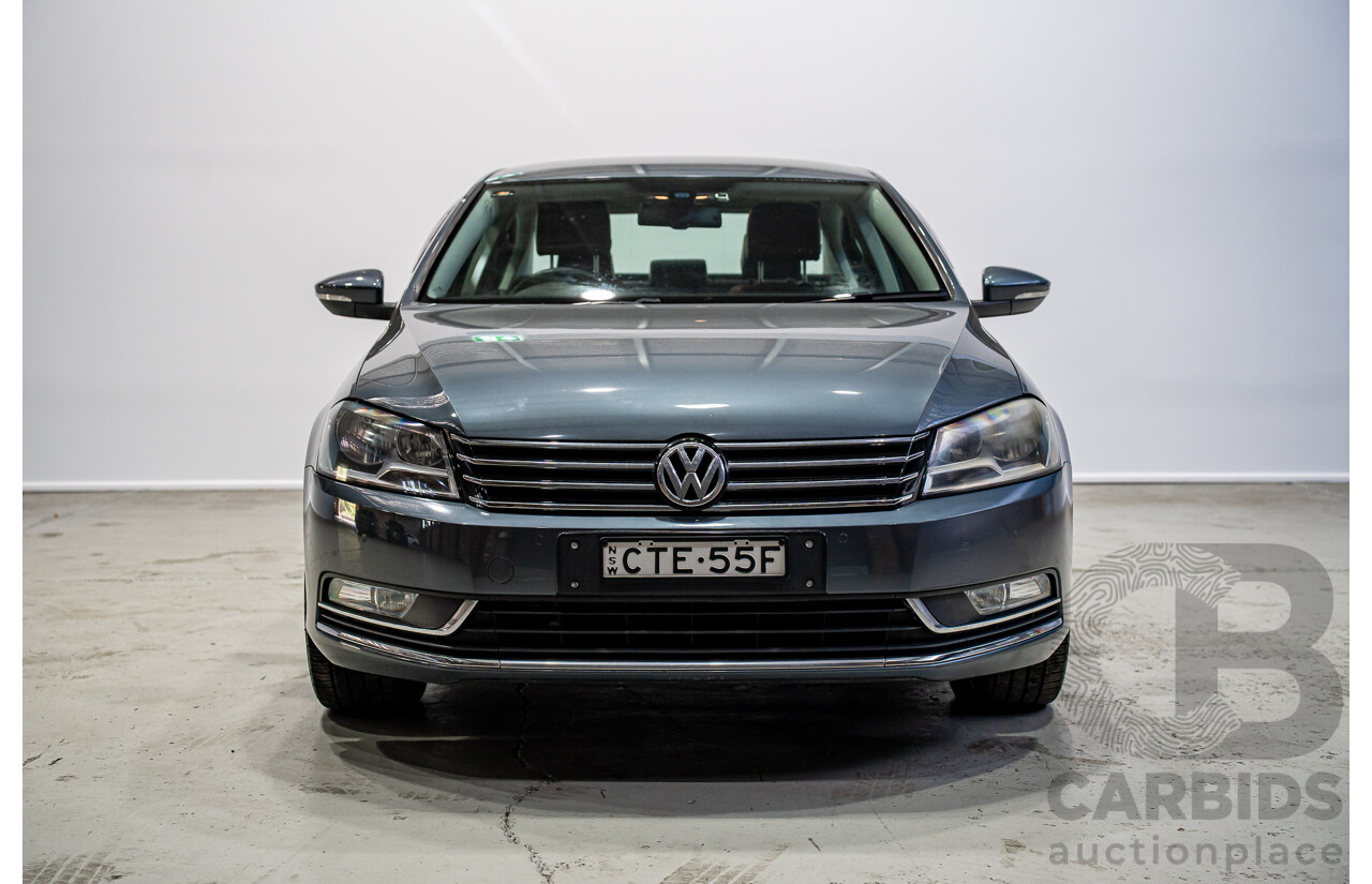 01/2014 Volkswagen Passat 118 TSI 3C MY14 4d Sedan Grey Turbo 1.8L