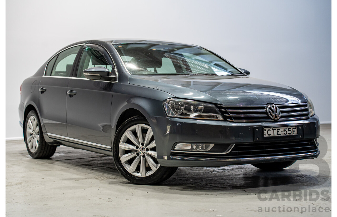 01/2014 Volkswagen Passat 118 TSI 3C MY14 4d Sedan Grey Turbo 1.8L