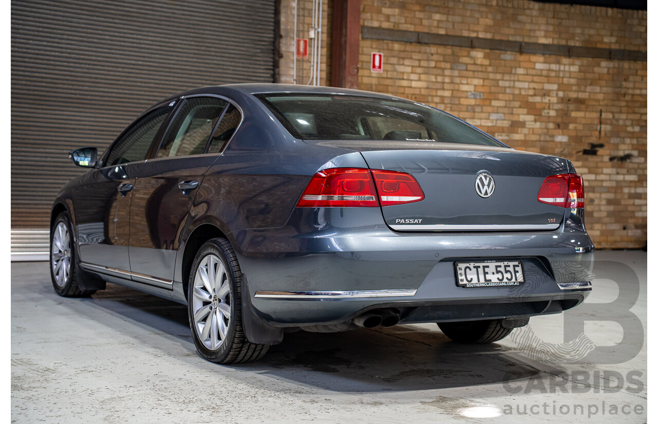 01/2014 Volkswagen Passat 118 TSI 3C MY14 4d Sedan Grey Turbo 1.8L
