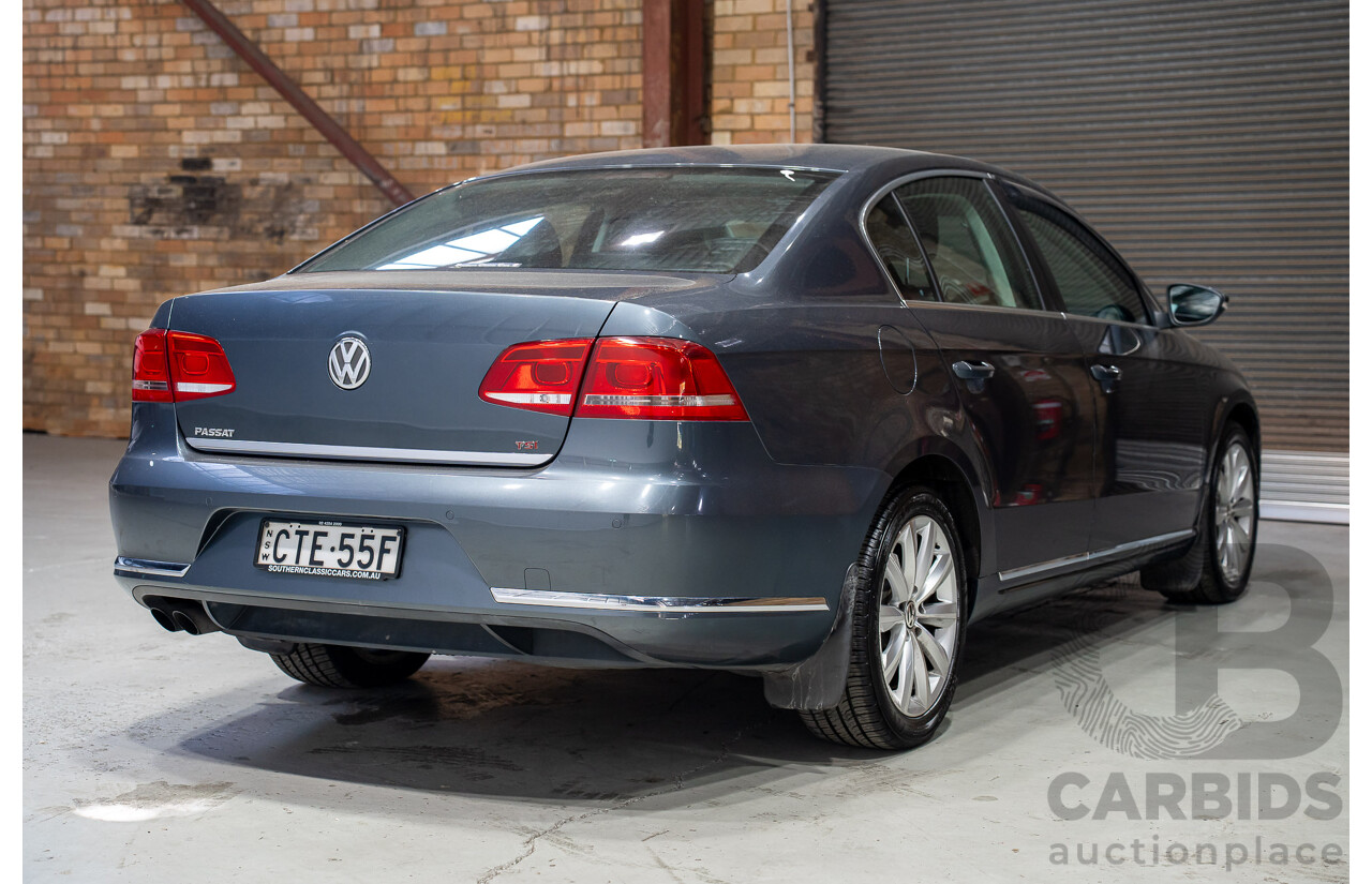 01/2014 Volkswagen Passat 118 TSI 3C MY14 4d Sedan Grey Turbo 1.8L