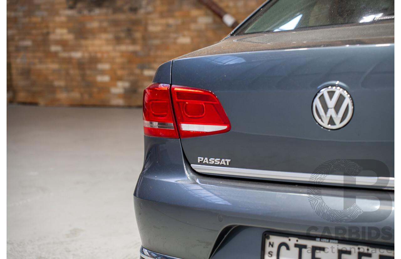 01/2014 Volkswagen Passat 118 TSI 3C MY14 4d Sedan Grey Turbo 1.8L