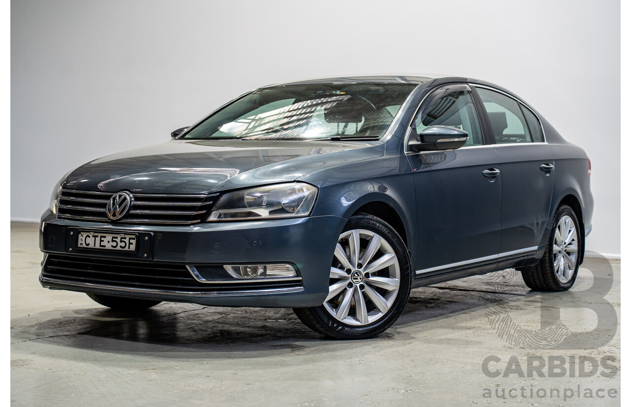 01/2014 Volkswagen Passat 118 TSI 3C MY14 4d Sedan Grey Turbo 1.8L