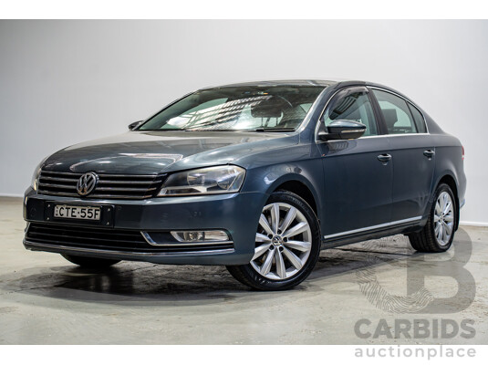 01/2014 Volkswagen Passat 118 TSI 3C MY14 4d Sedan Grey Turbo 1.8L