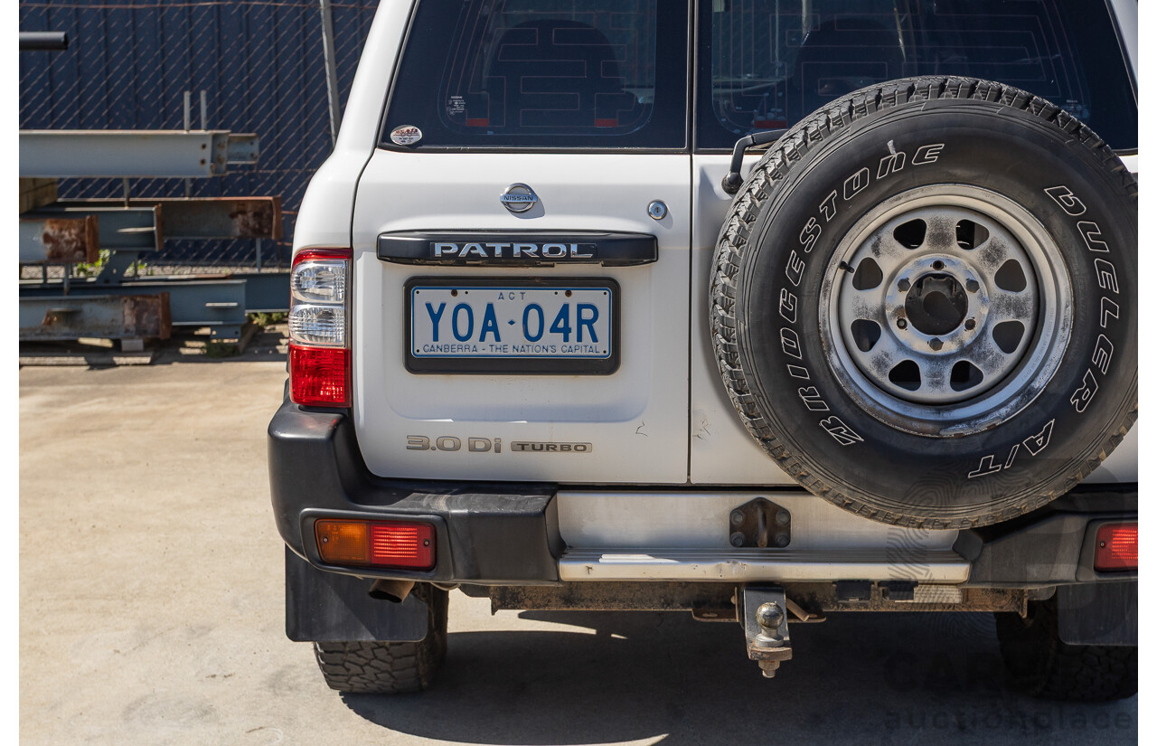01/2004 Nissan Patrol DX (4x4) GU III 4D Wagon White Turbo Diesel 3.0L