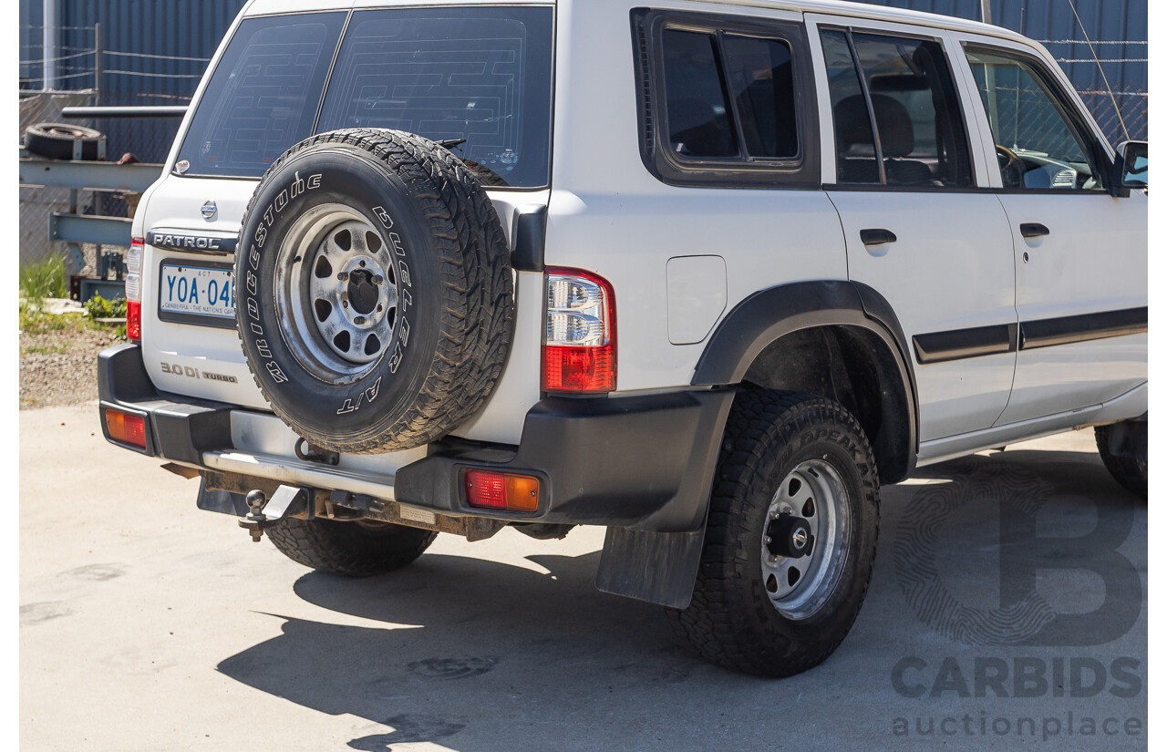 01/2004 Nissan Patrol DX (4x4) GU III 4D Wagon White Turbo Diesel 3.0L