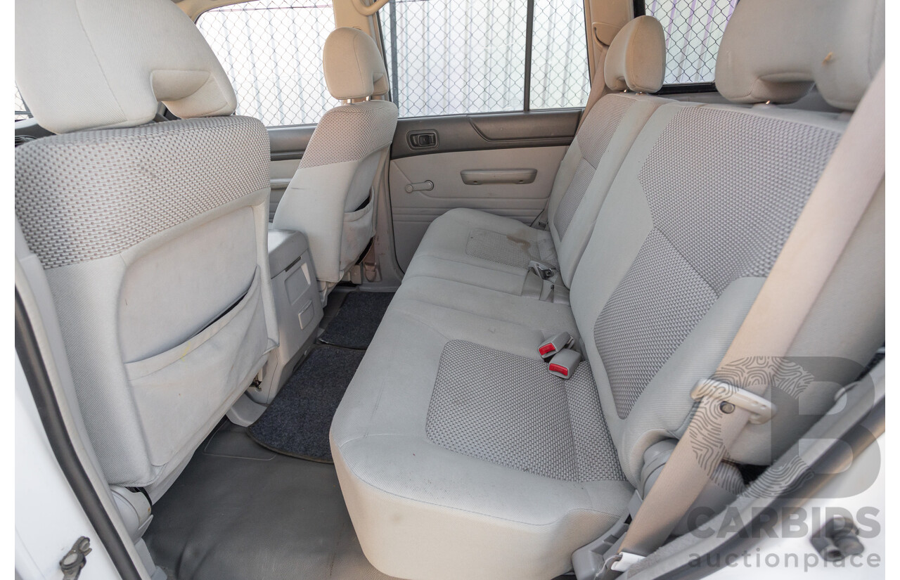 01/2004 Nissan Patrol DX (4x4) GU III 4D Wagon White Turbo Diesel 3.0L