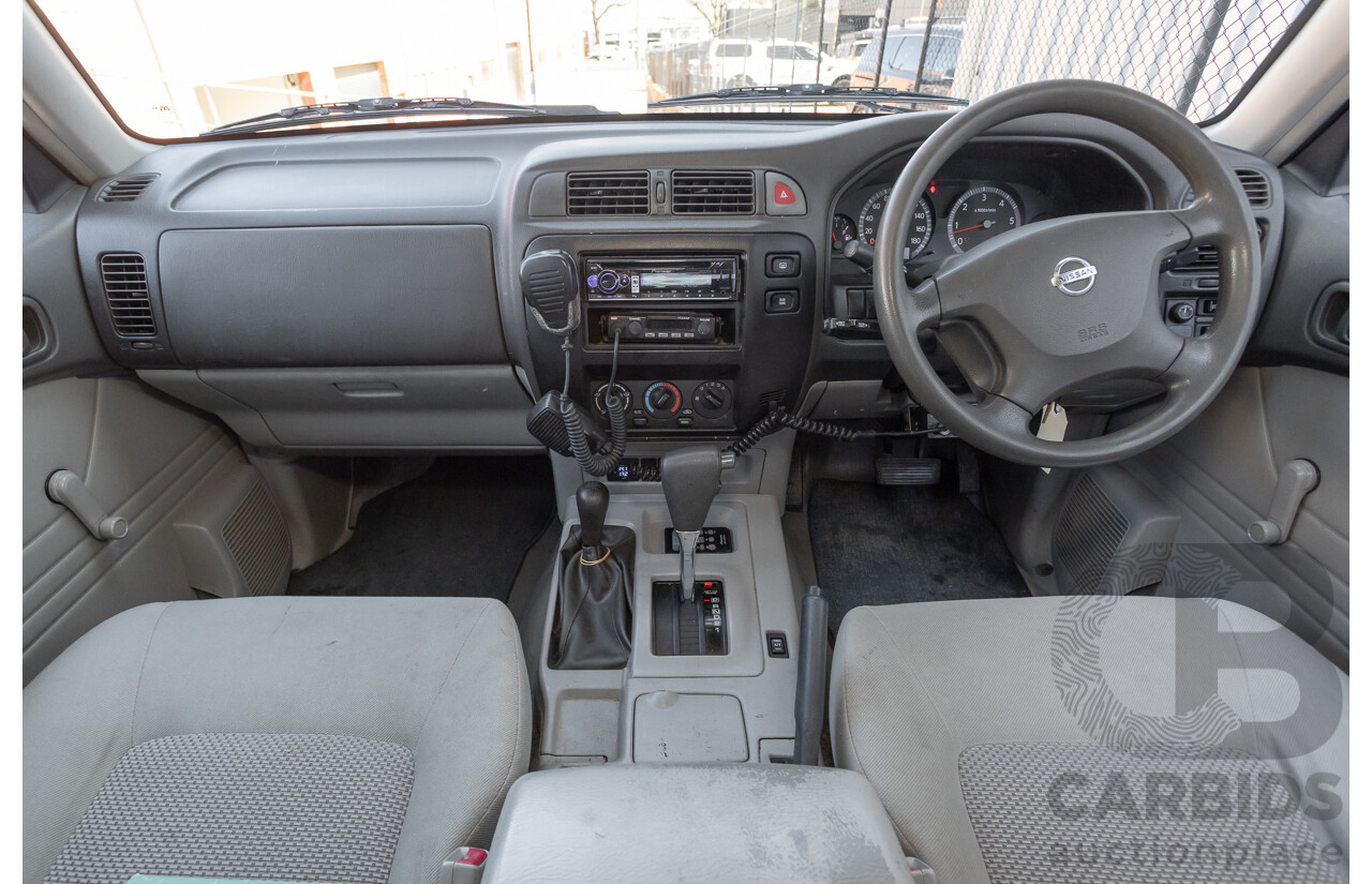 01/2004 Nissan Patrol DX (4x4) GU III 4D Wagon White Turbo Diesel 3.0L