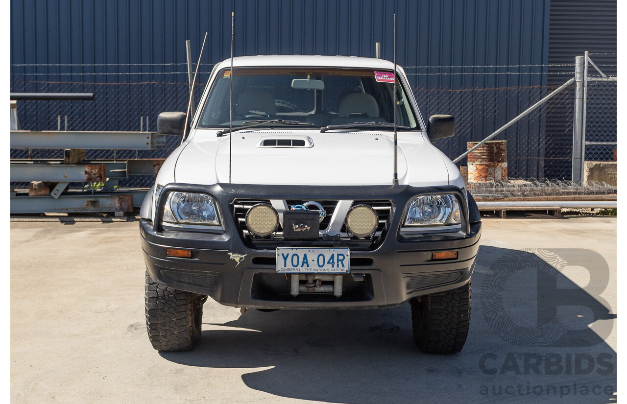 01/2004 Nissan Patrol DX (4x4) GU III 4D Wagon White Turbo Diesel 3.0L