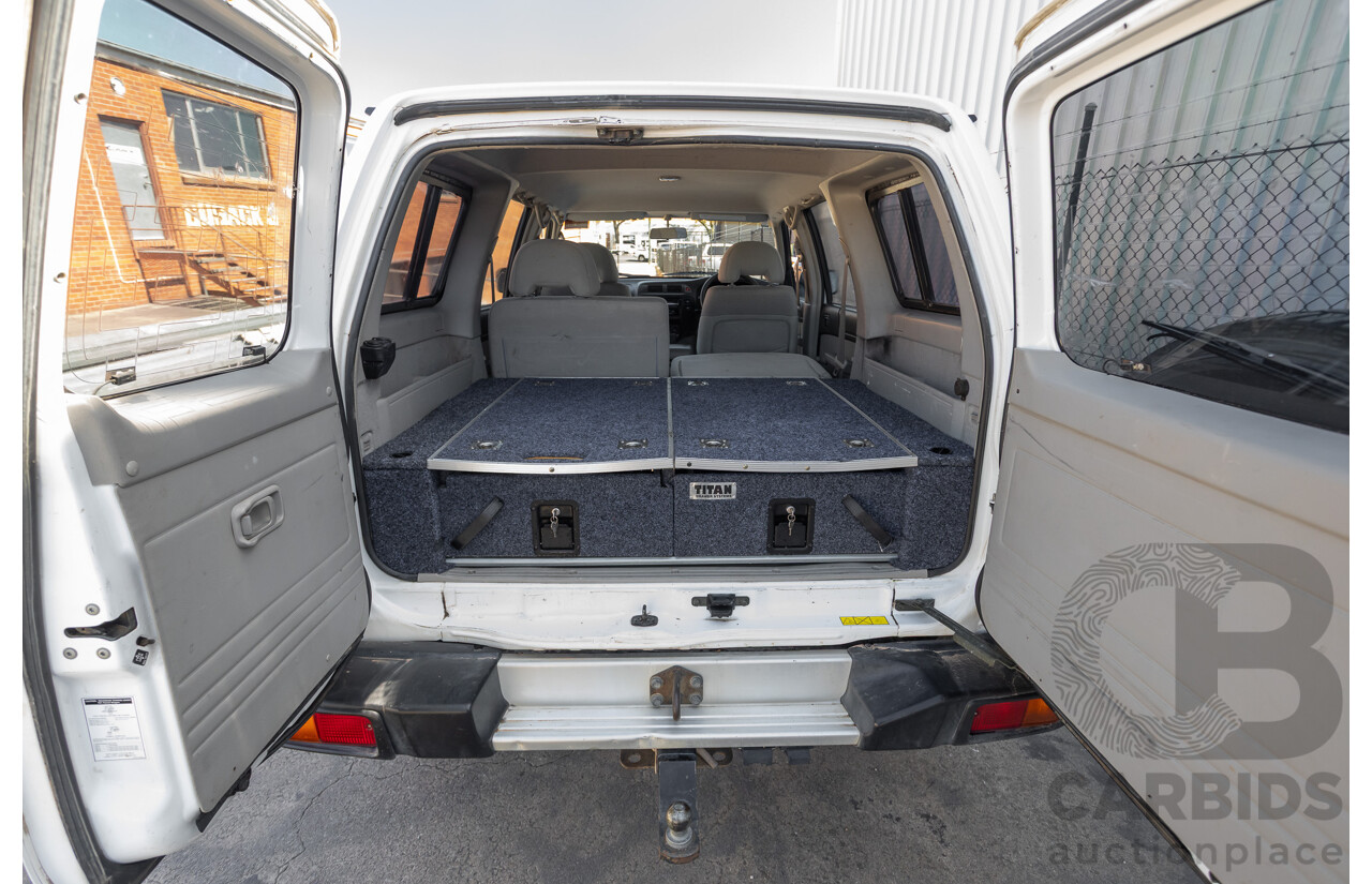 01/2004 Nissan Patrol DX (4x4) GU III 4D Wagon White Turbo Diesel 3.0L