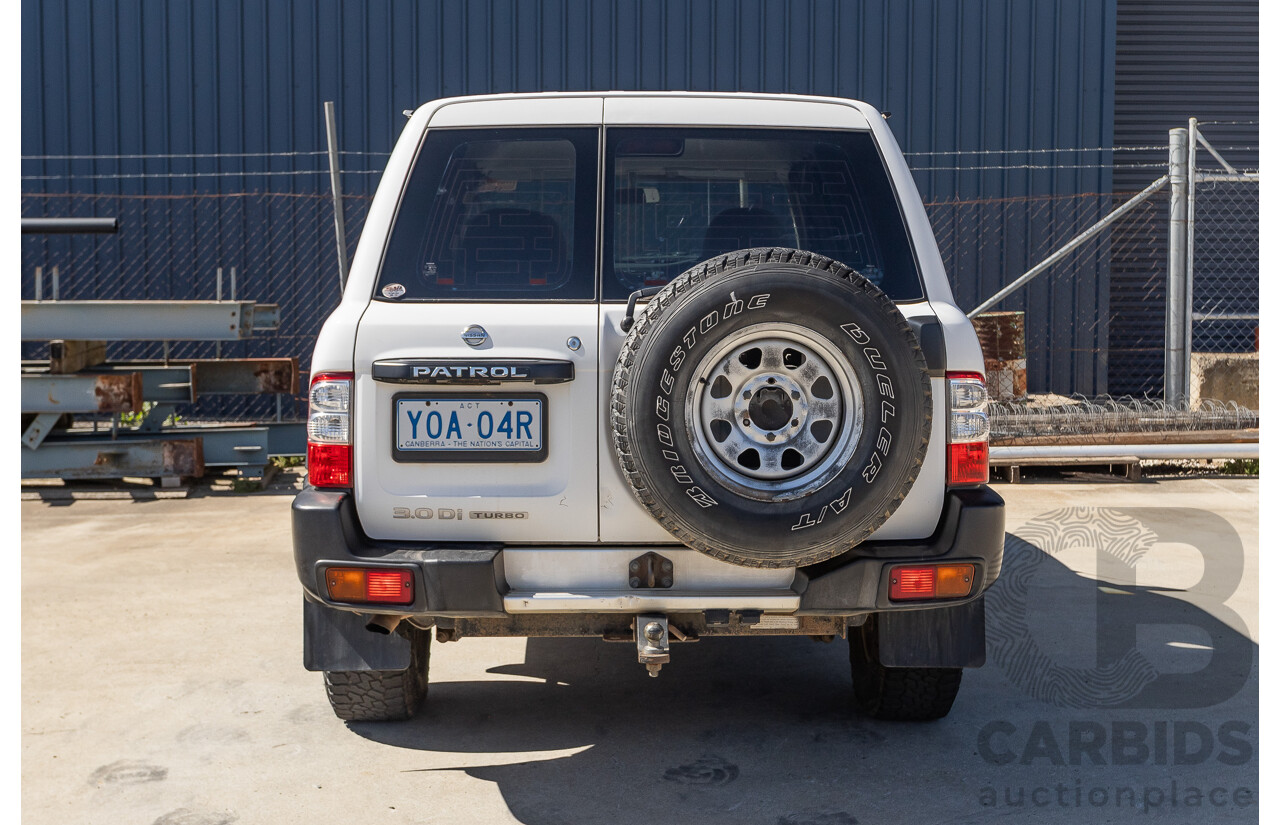 01/2004 Nissan Patrol DX (4x4) GU III 4D Wagon White Turbo Diesel 3.0L