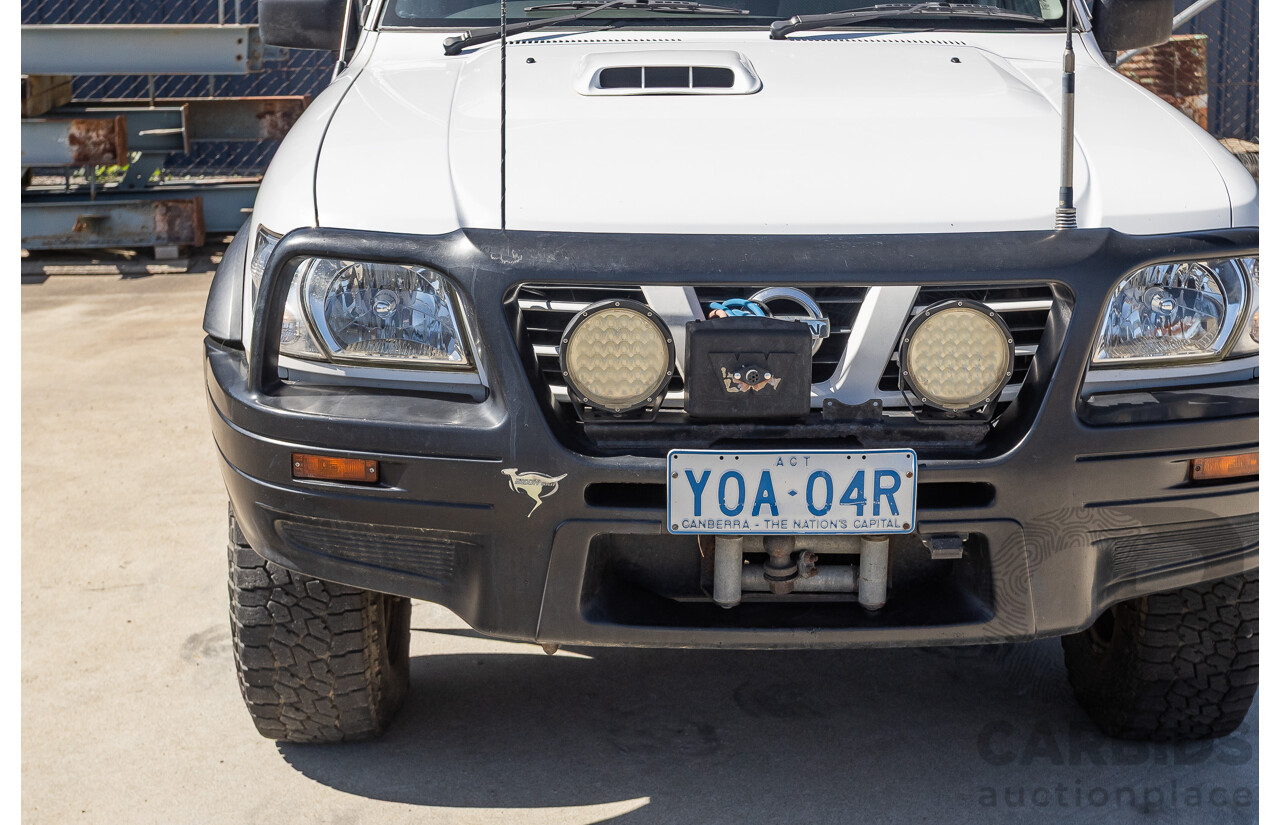 01/2004 Nissan Patrol DX (4x4) GU III 4D Wagon White Turbo Diesel 3.0L