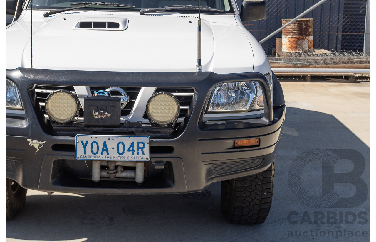 01/2004 Nissan Patrol DX (4x4) GU III 4D Wagon White Turbo Diesel 3.0L