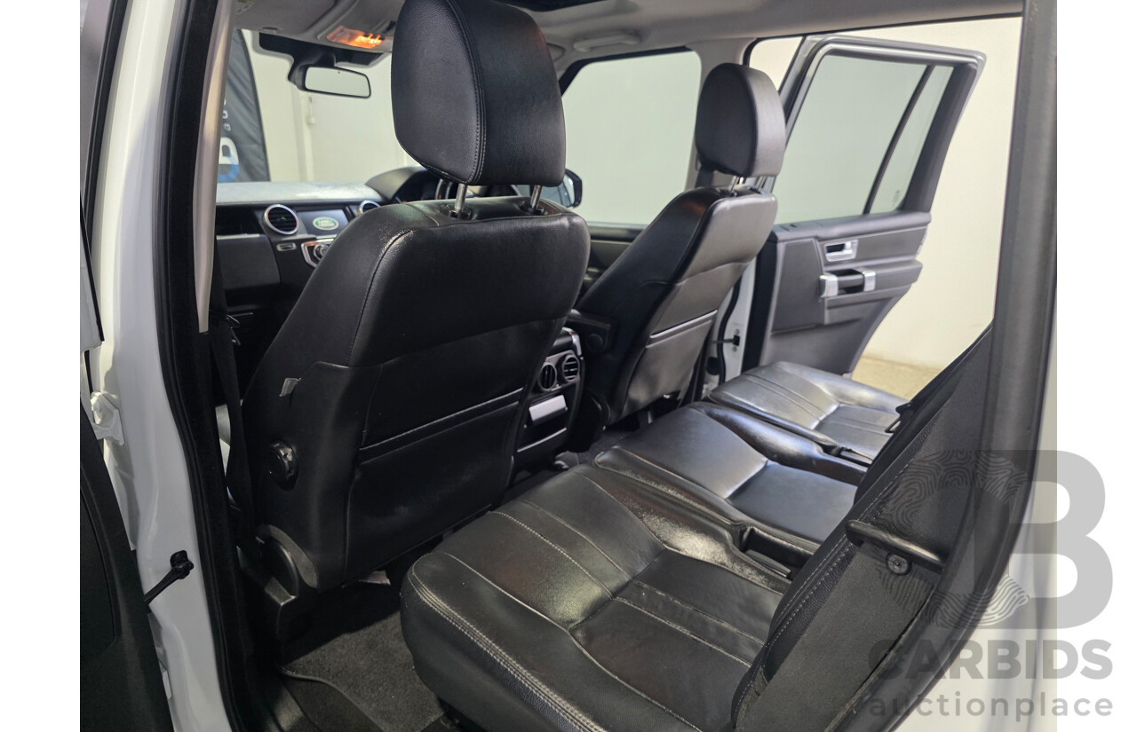 05/2015 Land Rover Discovery 3.0 SCV6 SE 4x4 MY16 4d Wagon White 3.0L