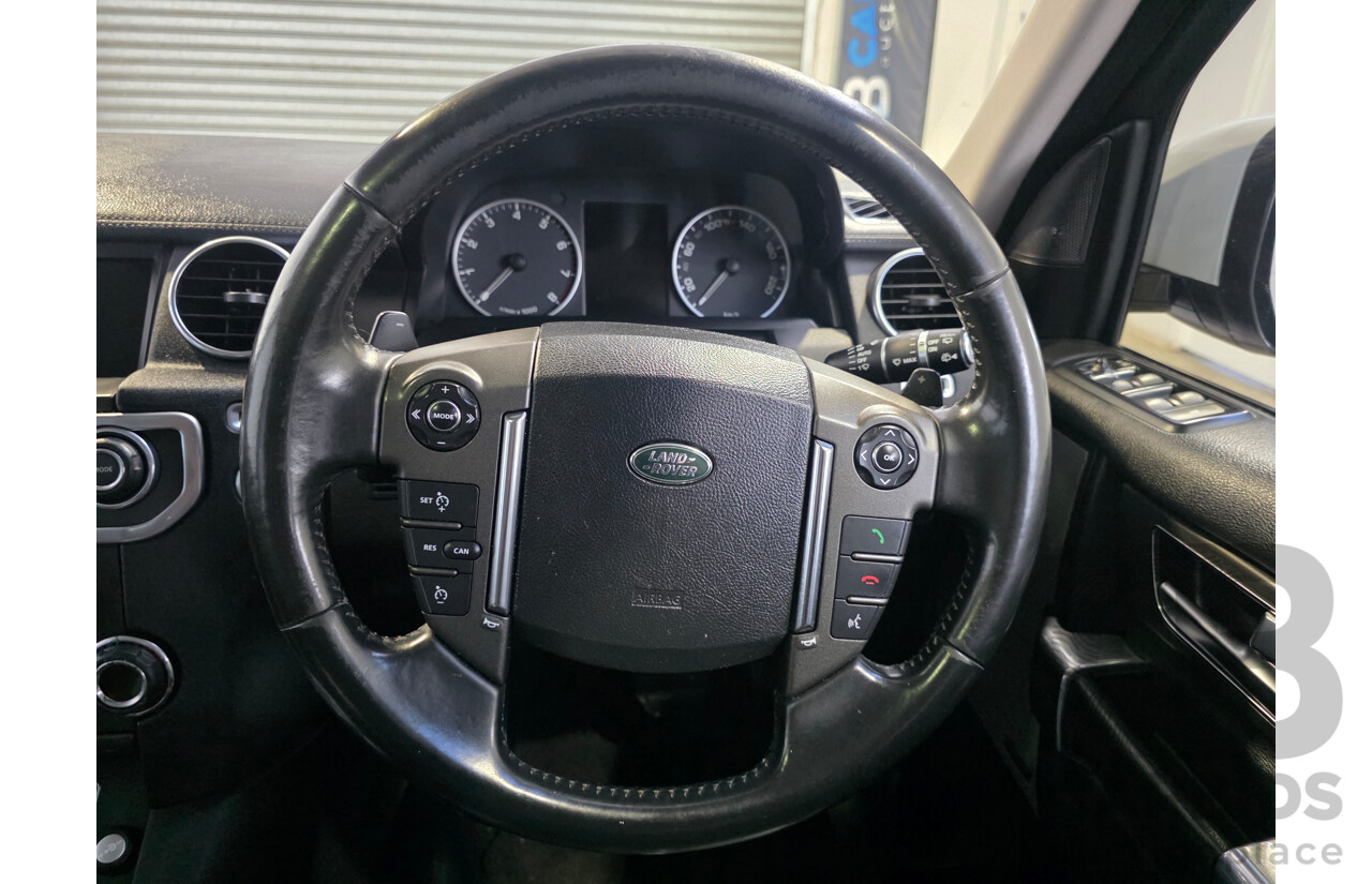 05/2015 Land Rover Discovery 3.0 SCV6 SE 4x4 MY16 4d Wagon White 3.0L