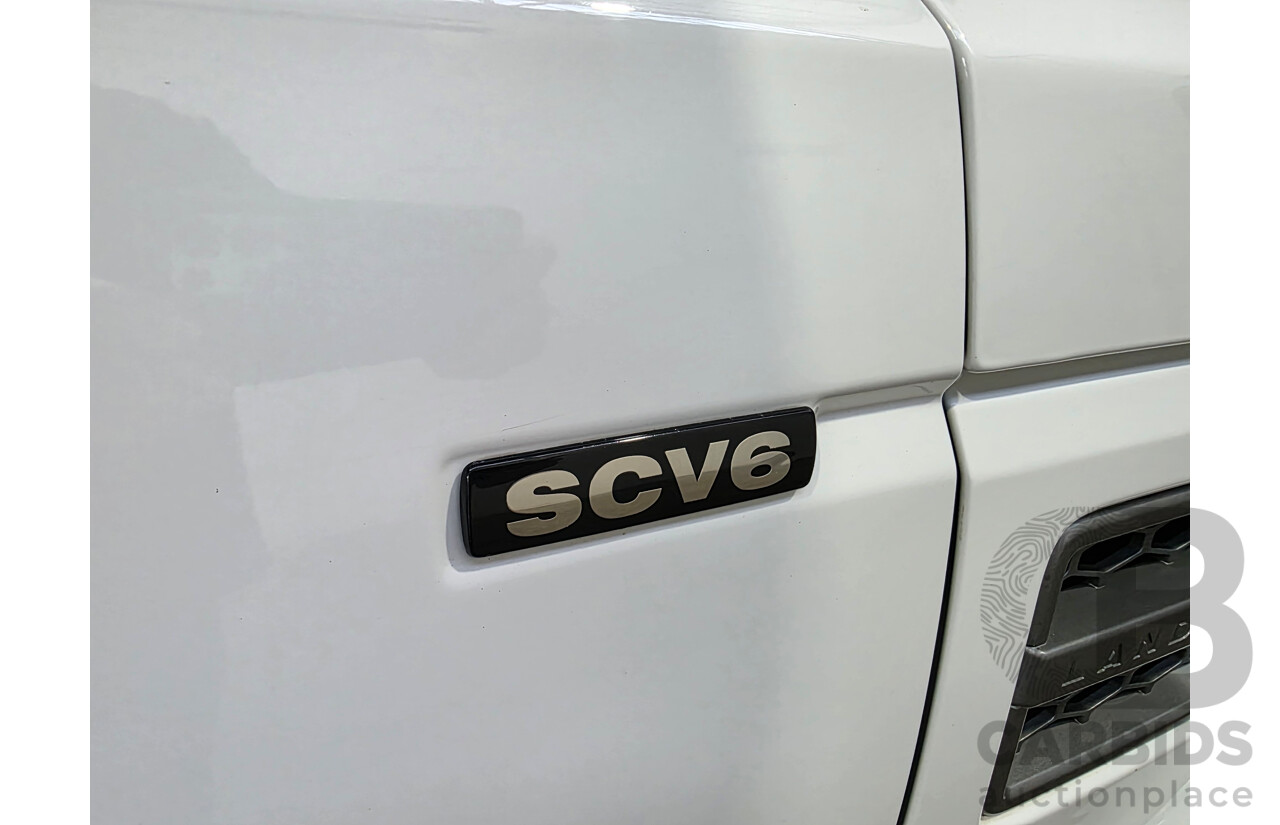 05/2015 Land Rover Discovery 3.0 SCV6 SE 4x4 MY16 4d Wagon White 3.0L