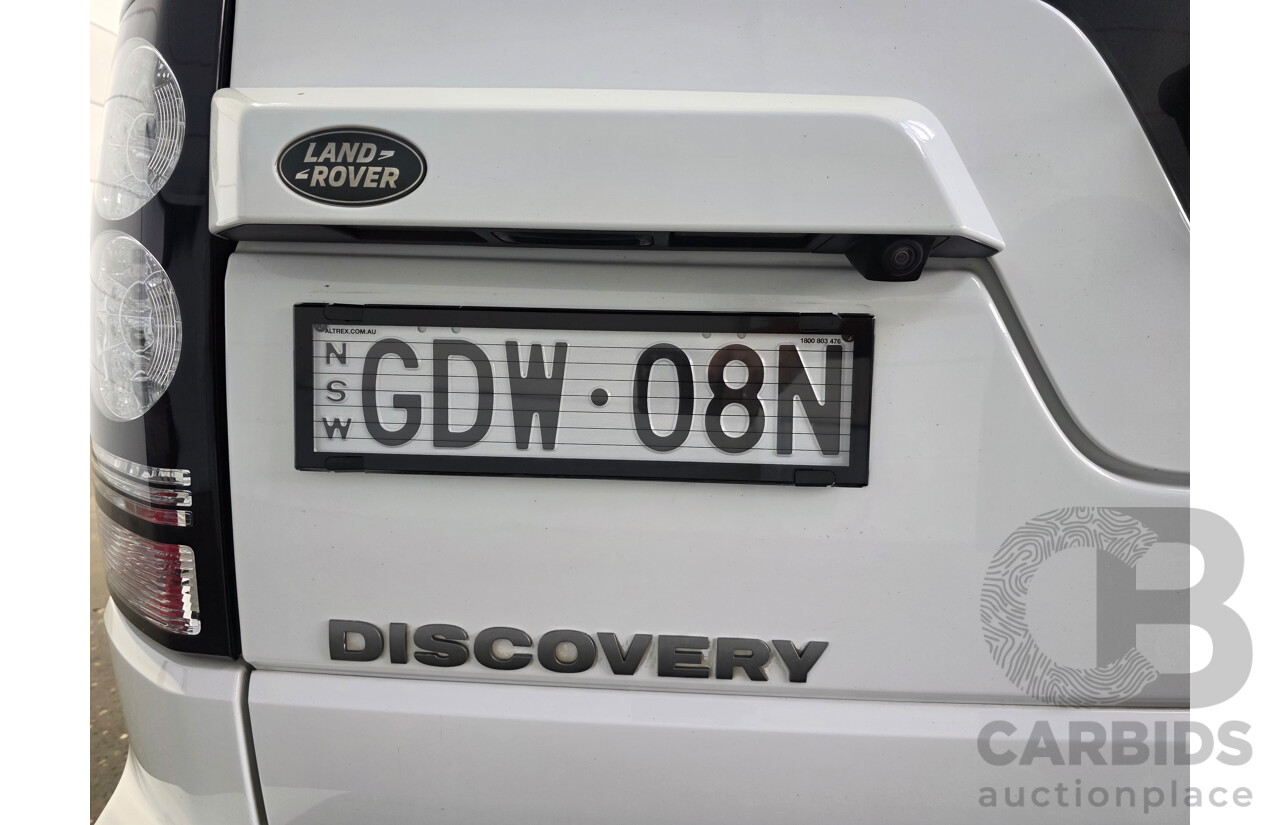 05/2015 Land Rover Discovery 3.0 SCV6 SE 4x4 MY16 4d Wagon White 3.0L