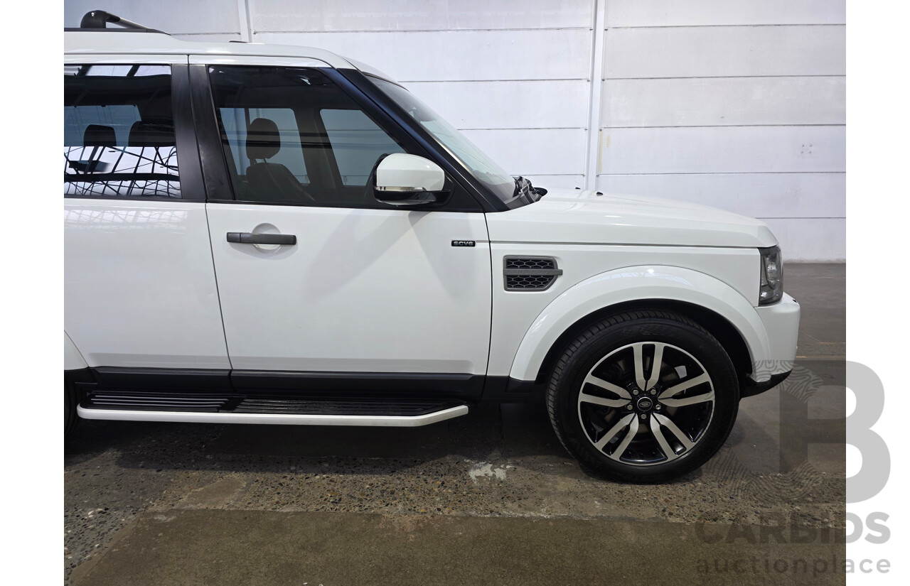 05/2015 Land Rover Discovery 3.0 SCV6 SE 4x4 MY16 4d Wagon White 3.0L