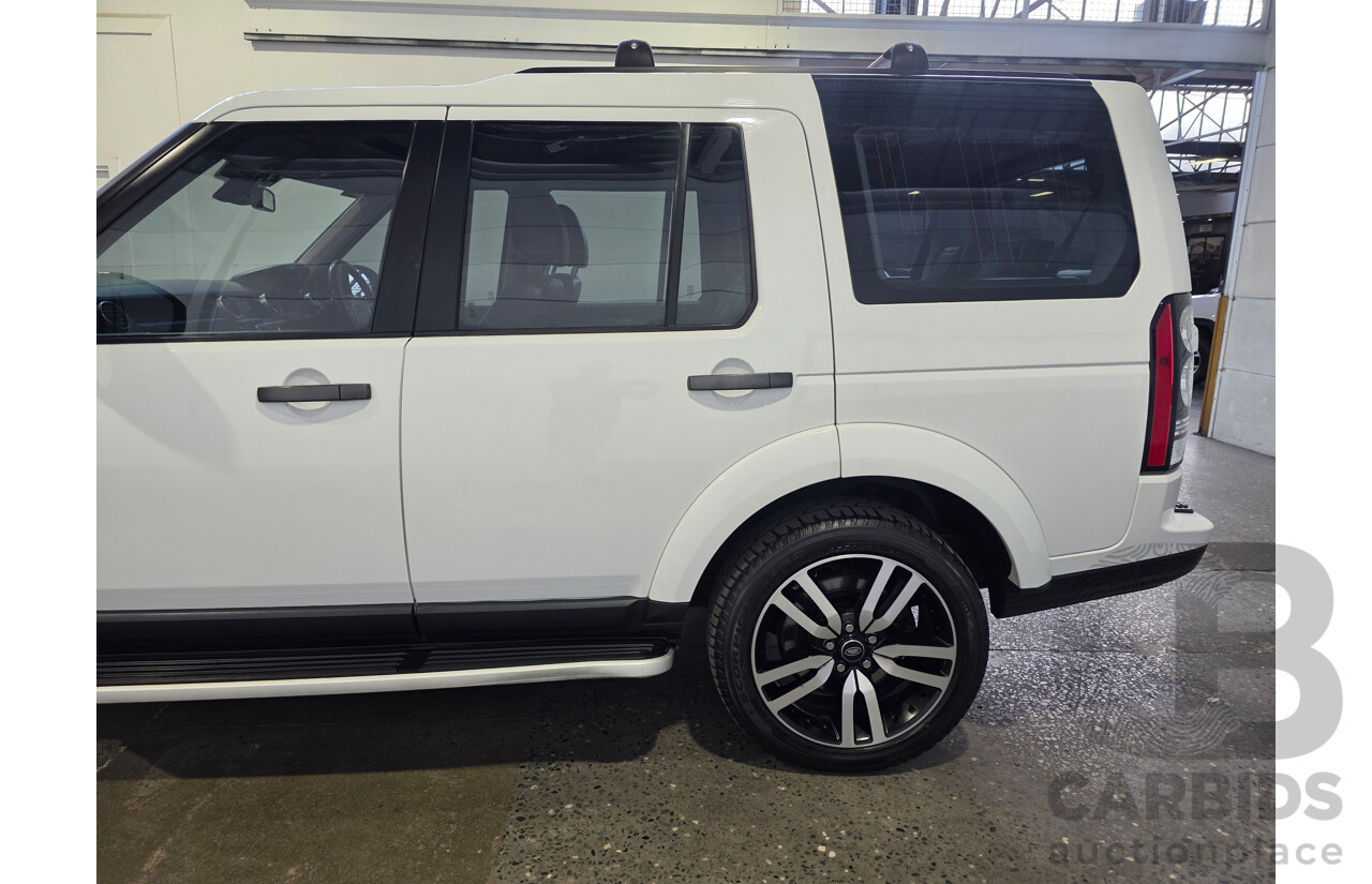 05/2015 Land Rover Discovery 3.0 SCV6 SE 4x4 MY16 4d Wagon White 3.0L