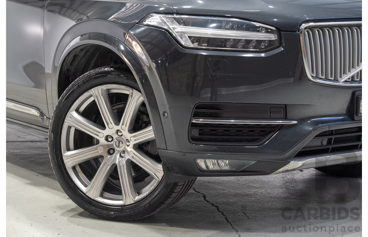 11/2018 Volvo XC90 T6 Inscription (AWD) 256 MY19 4d Wagon Grey Turbo Supercharged 2.0L