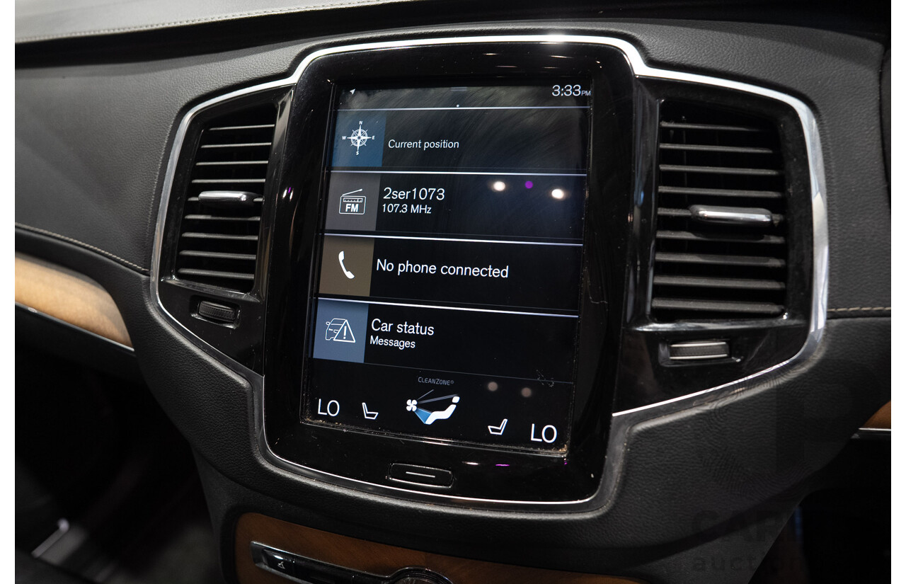 11/2018 Volvo XC90 T6 Inscription (AWD) 256 MY19 4d Wagon Grey Turbo Supercharged 2.0L