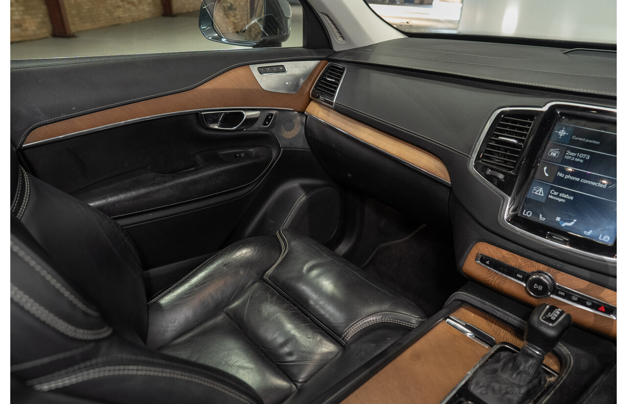 11/2018 Volvo XC90 T6 Inscription (AWD) 256 MY19 4d Wagon Grey Turbo Supercharged 2.0L