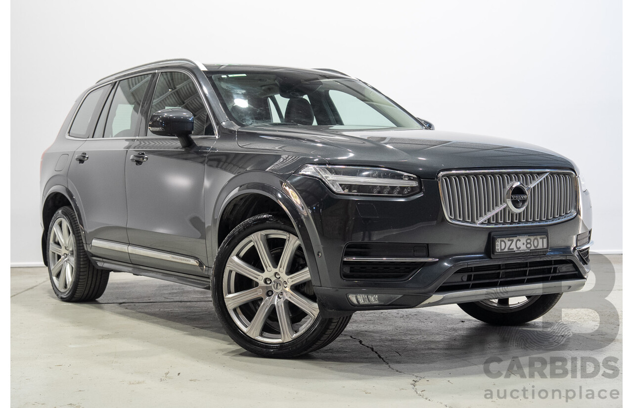 11/2018 Volvo XC90 T6 Inscription (AWD) 256 MY19 4d Wagon Grey Turbo Supercharged 2.0L