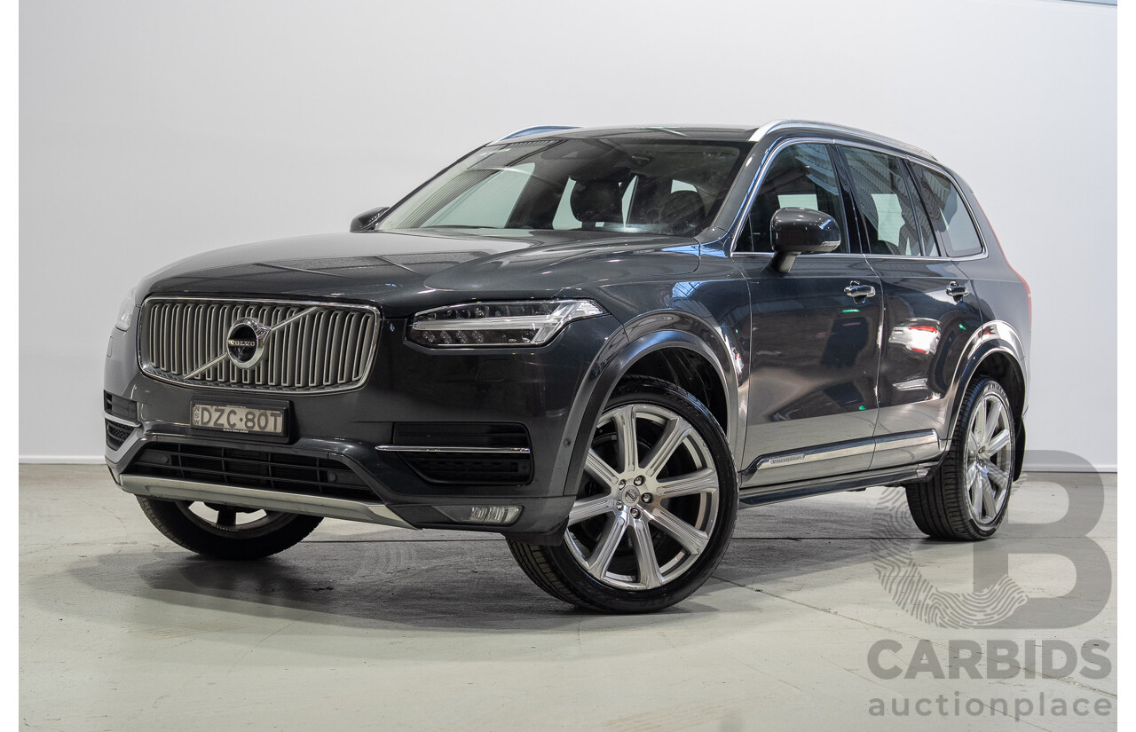 11/2018 Volvo XC90 T6 Inscription (AWD) 256 MY19 4d Wagon Grey Turbo Supercharged 2.0L