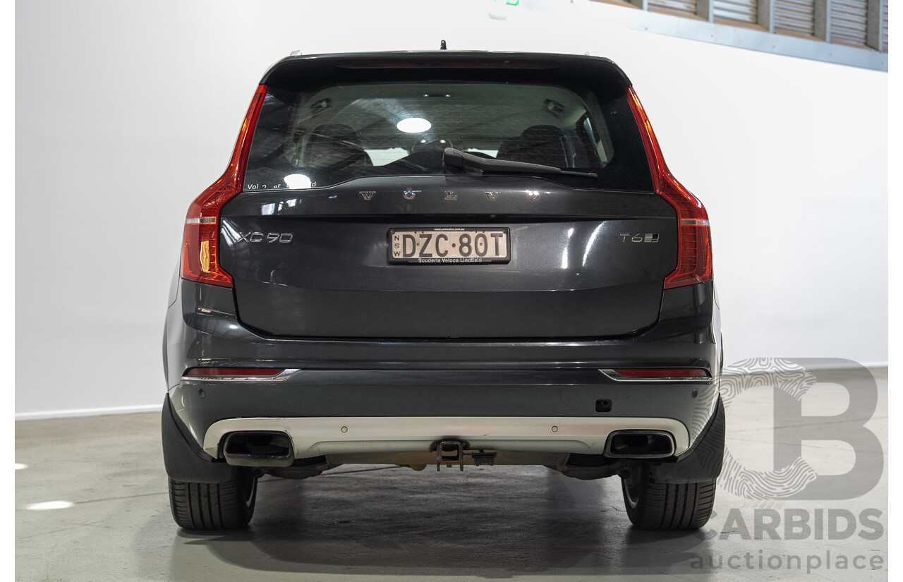 11/2018 Volvo XC90 T6 Inscription (AWD) 256 MY19 4d Wagon Grey Turbo Supercharged 2.0L