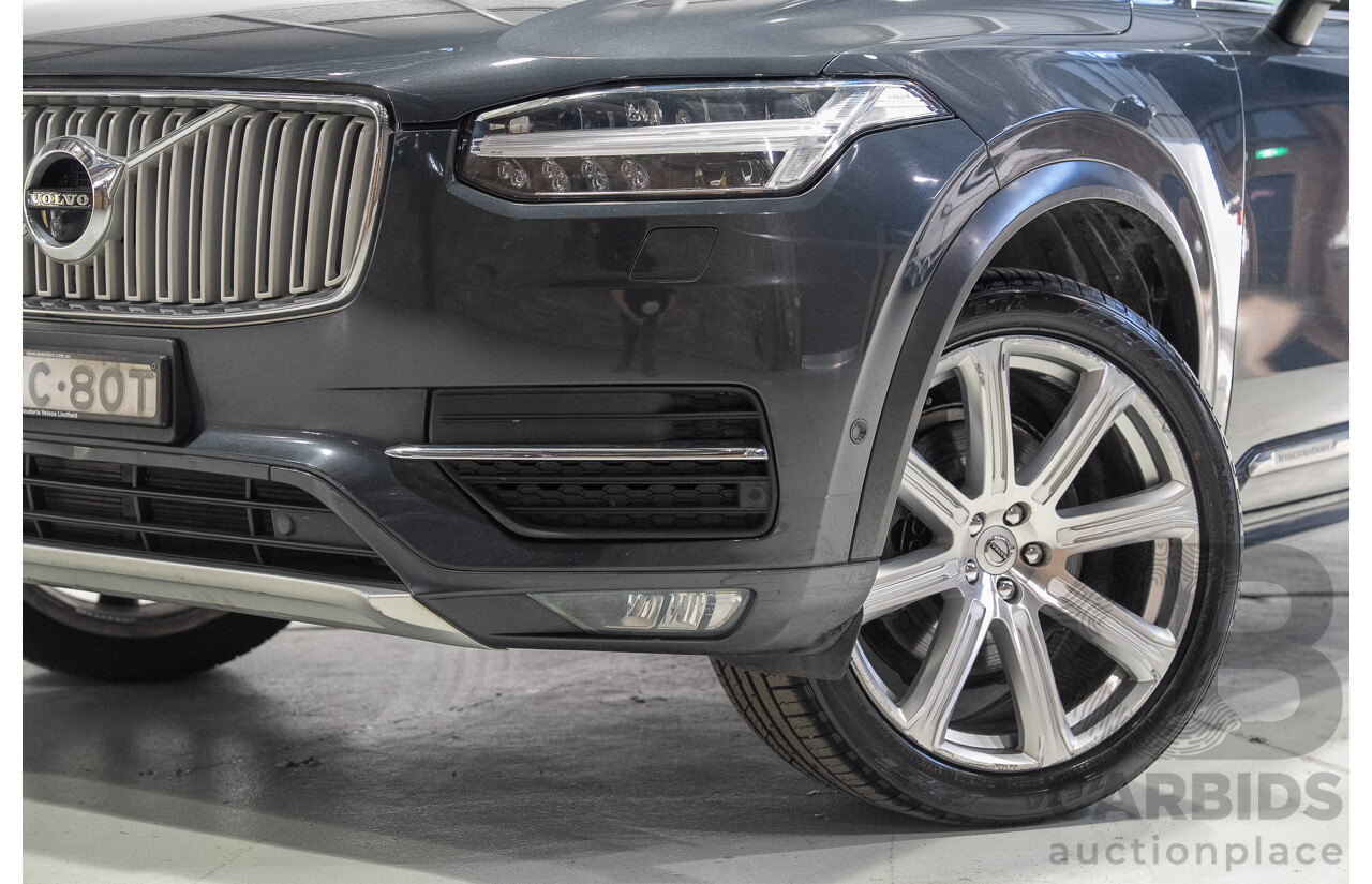 11/2018 Volvo XC90 T6 Inscription (AWD) 256 MY19 4d Wagon Grey Turbo Supercharged 2.0L