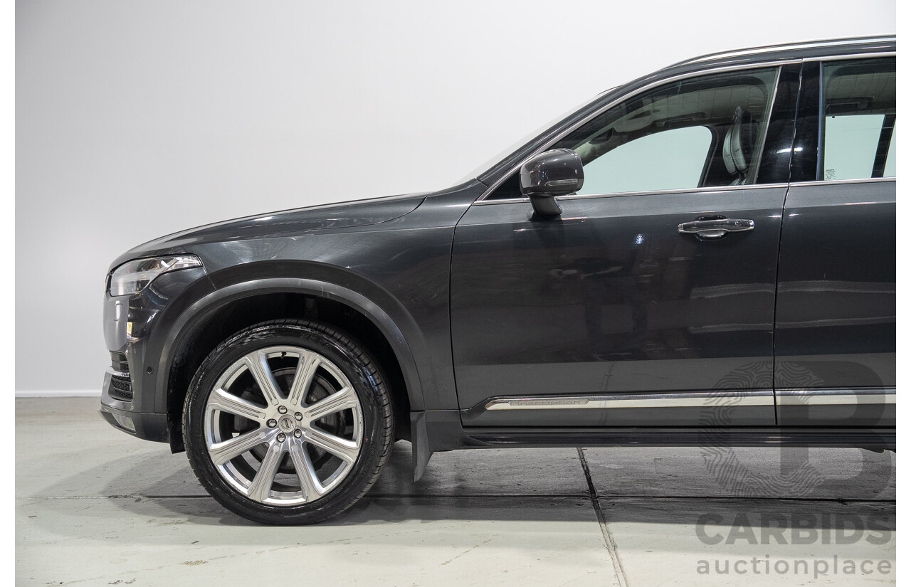 11/2018 Volvo XC90 T6 Inscription (AWD) 256 MY19 4d Wagon Grey Turbo Supercharged 2.0L