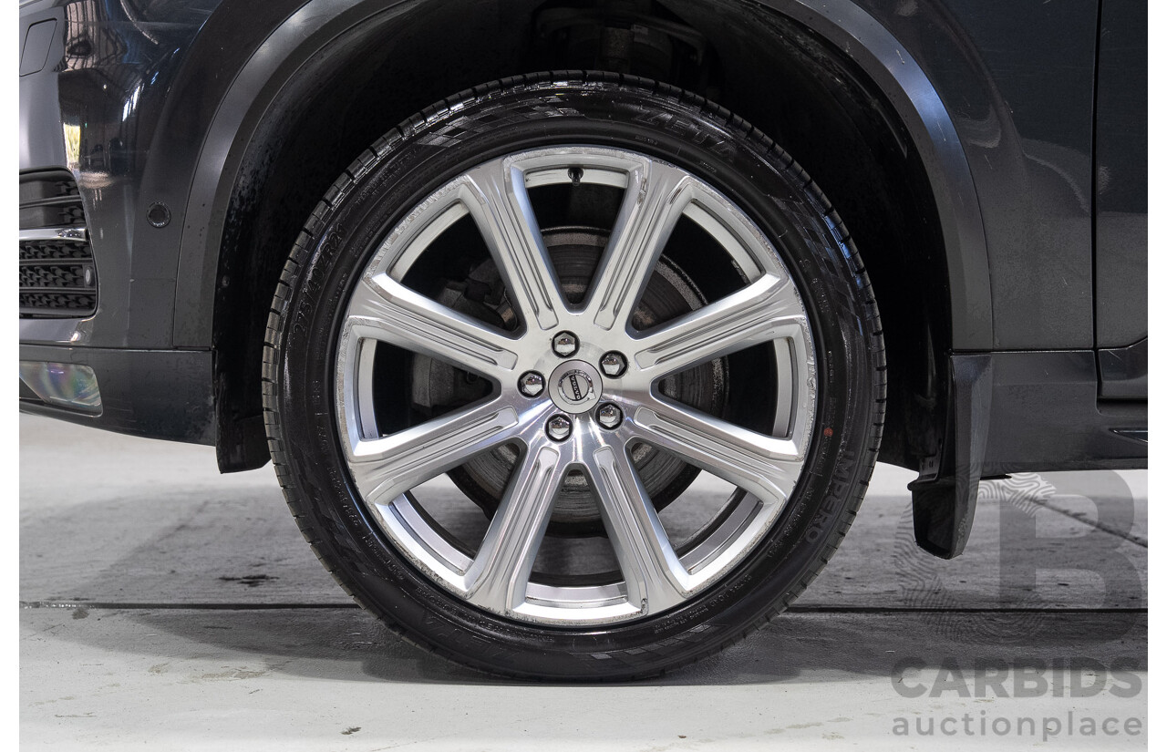 11/2018 Volvo XC90 T6 Inscription (AWD) 256 MY19 4d Wagon Grey Turbo Supercharged 2.0L