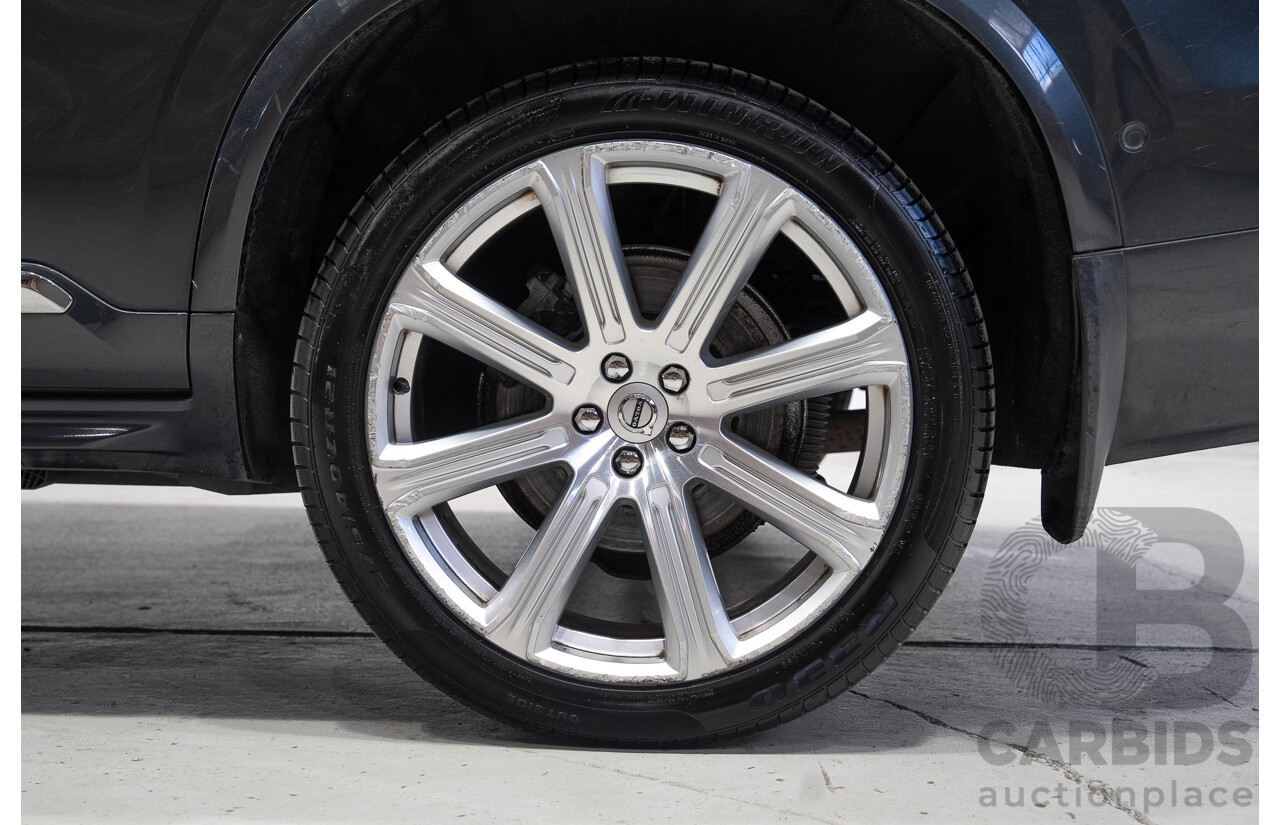 11/2018 Volvo XC90 T6 Inscription (AWD) 256 MY19 4d Wagon Grey Turbo Supercharged 2.0L