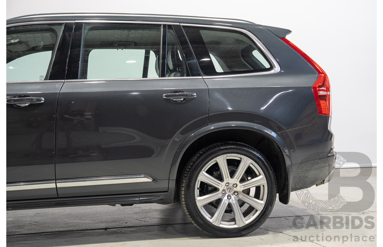 11/2018 Volvo XC90 T6 Inscription (AWD) 256 MY19 4d Wagon Grey Turbo Supercharged 2.0L