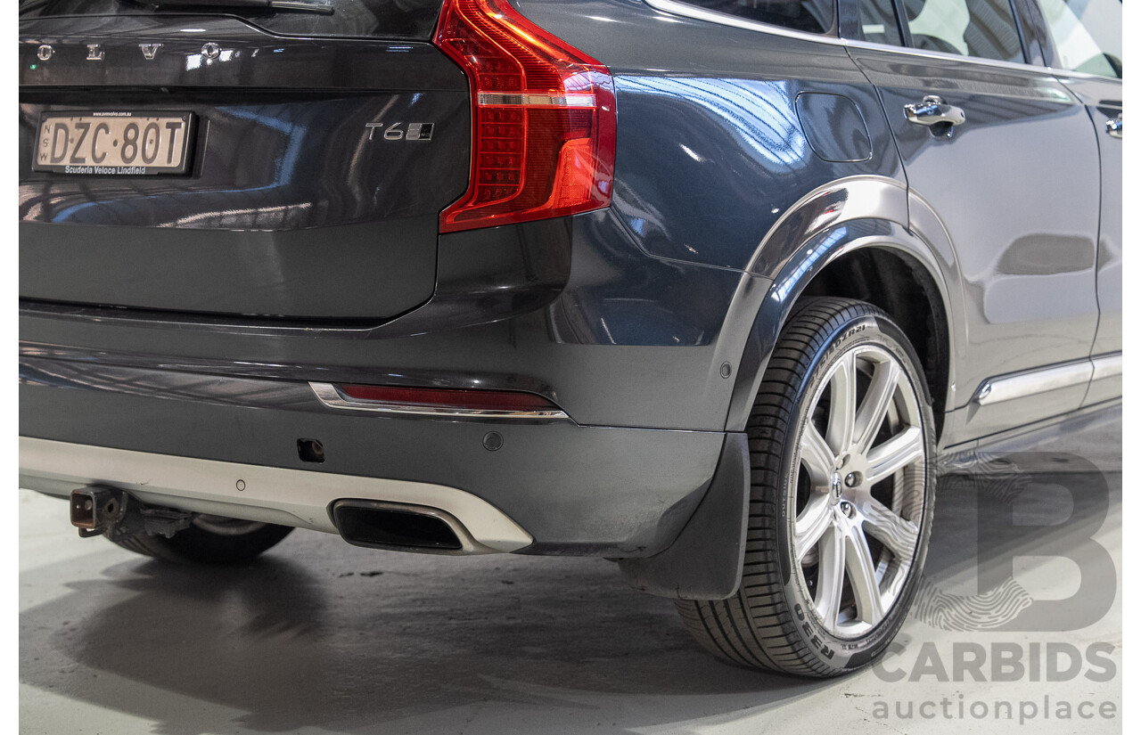 11/2018 Volvo XC90 T6 Inscription (AWD) 256 MY19 4d Wagon Grey Turbo Supercharged 2.0L