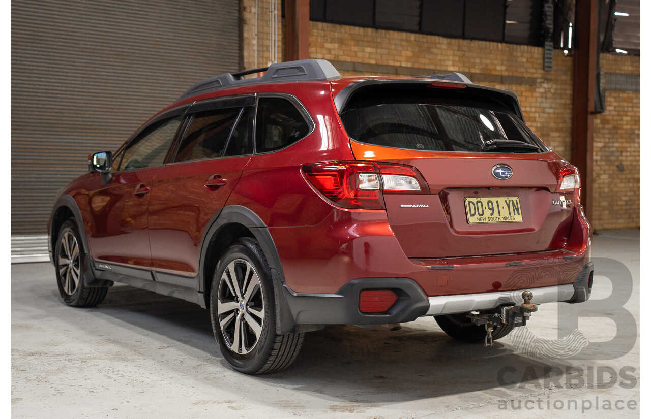 08/2018 Subaru Outback 2.5i Premium (AWD) MY18 4d Wagon Red 2.5L