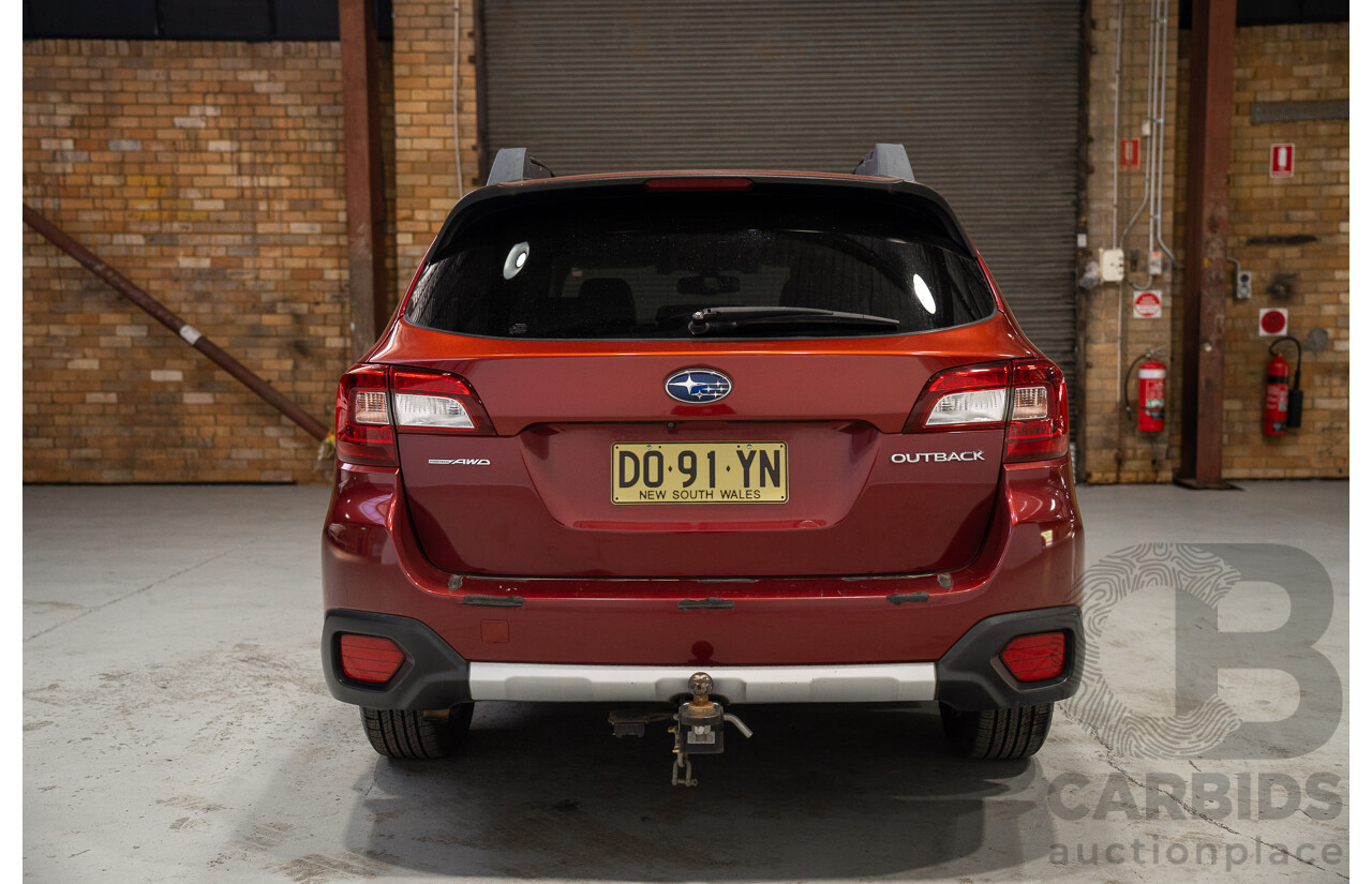 08/2018 Subaru Outback 2.5i Premium (AWD) MY18 4d Wagon Red 2.5L