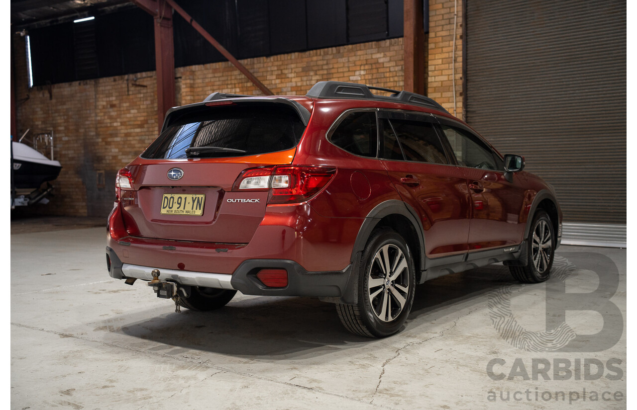 08/2018 Subaru Outback 2.5i Premium (AWD) MY18 4d Wagon Red 2.5L