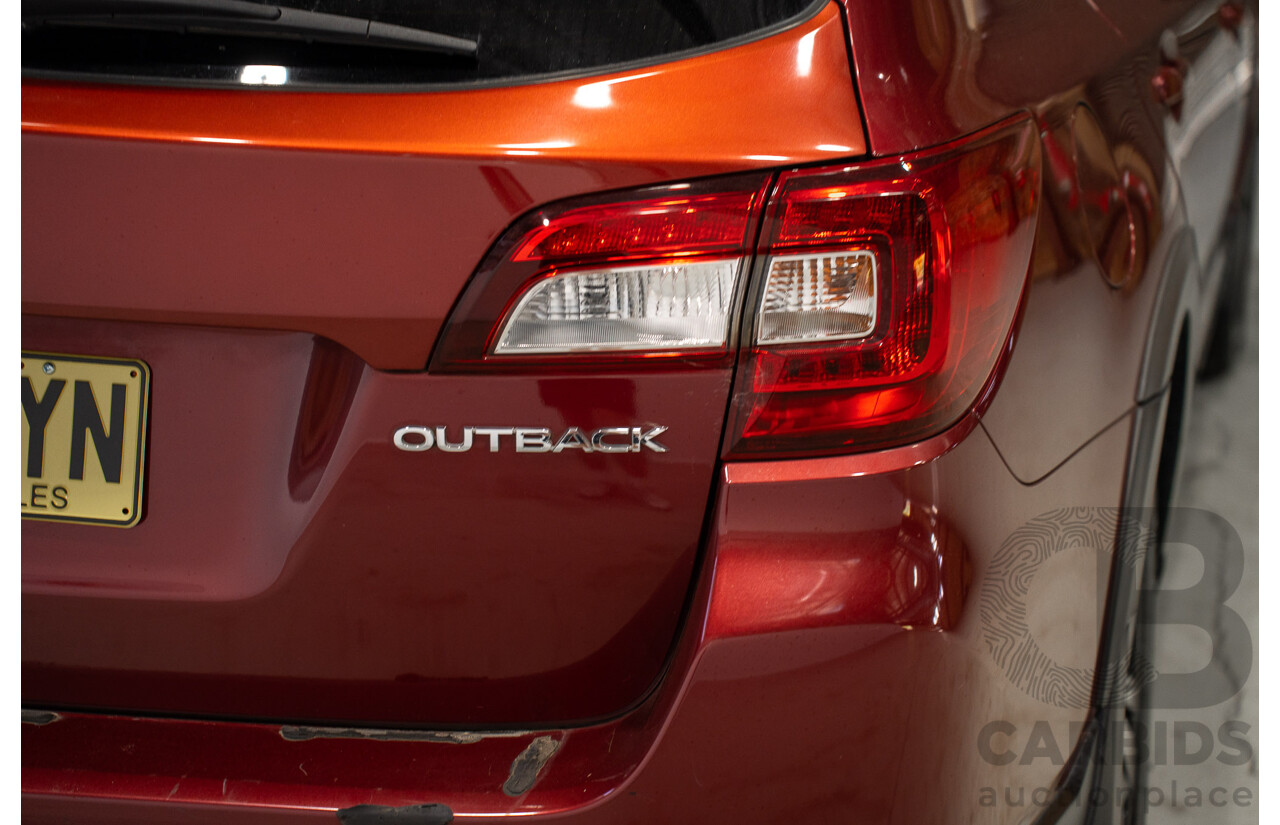 08/2018 Subaru Outback 2.5i Premium (AWD) MY18 4d Wagon Red 2.5L