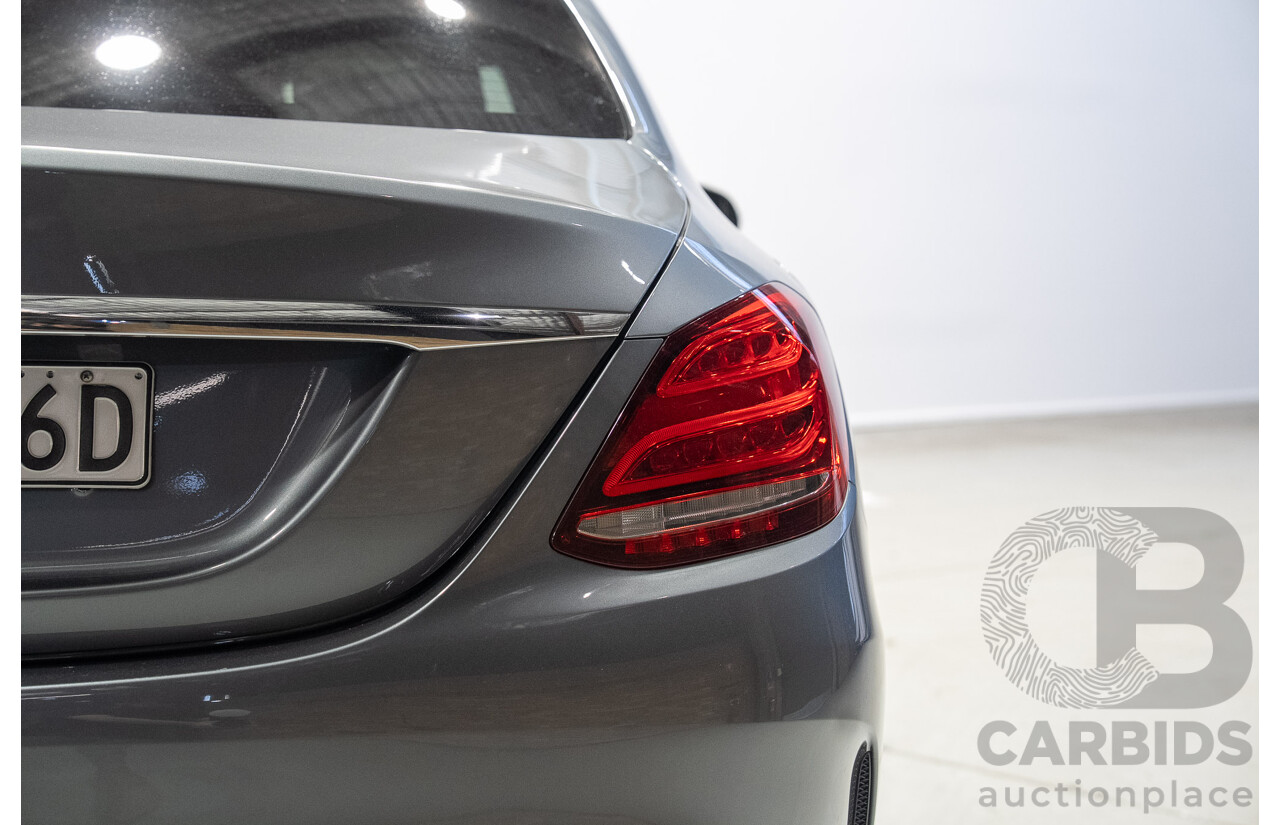 11/2016 Mercedes-Benz C250d 205 MY16 4d Sedan Selenite Grey Turbo Diesel 2.1L
