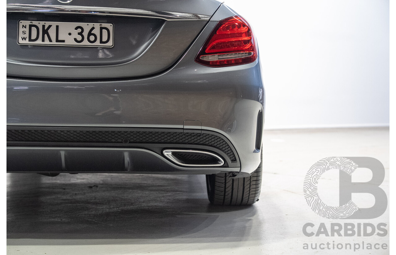 11/2016 Mercedes-Benz C250d 205 MY16 4d Sedan Selenite Grey Turbo Diesel 2.1L