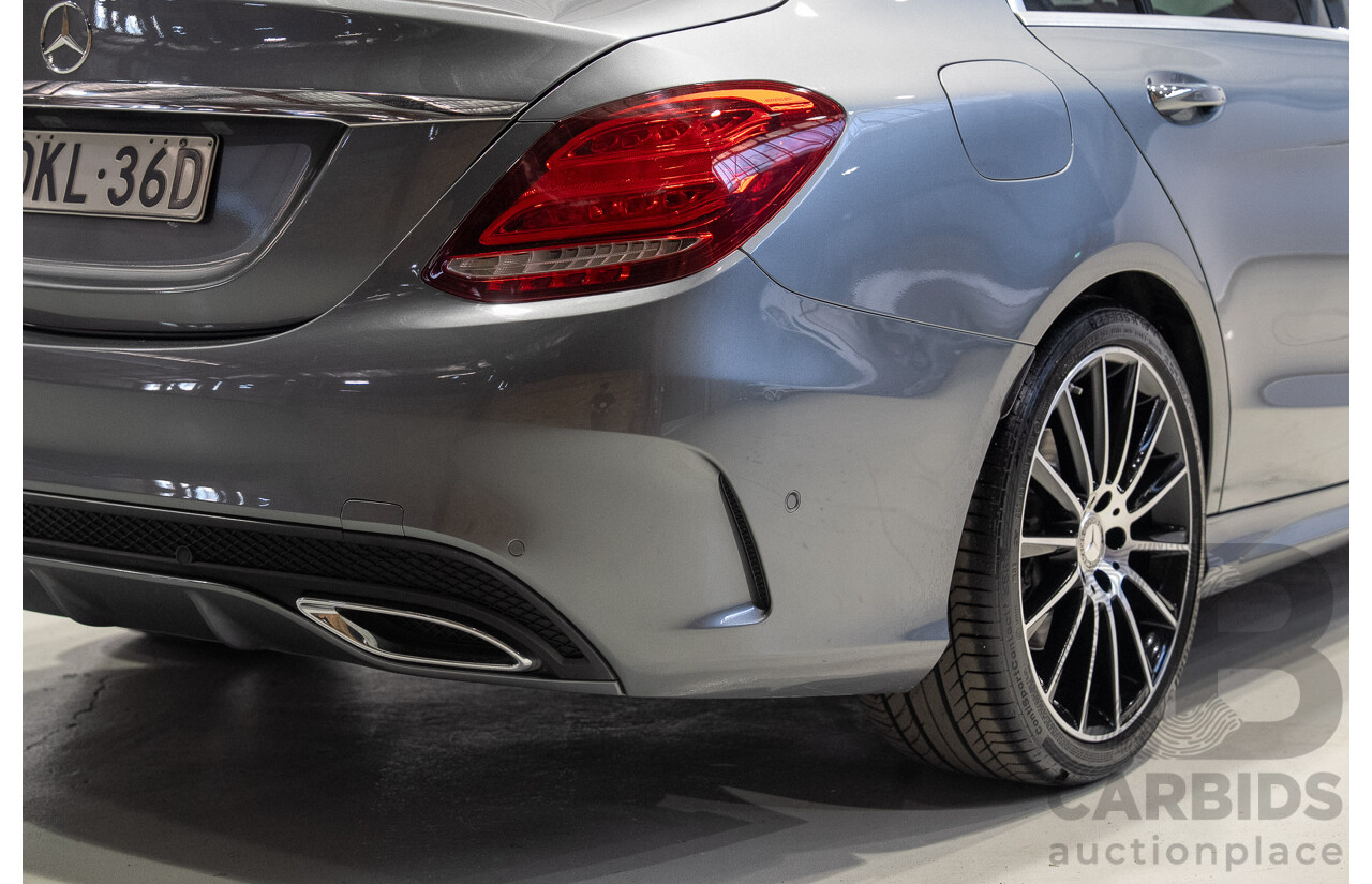 11/2016 Mercedes-Benz C250d 205 MY16 4d Sedan Selenite Grey Turbo Diesel 2.1L