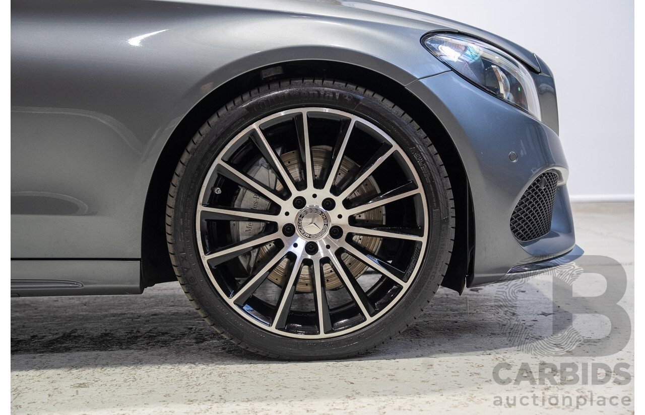11/2016 Mercedes-Benz C250d 205 MY16 4d Sedan Selenite Grey Turbo Diesel 2.1L