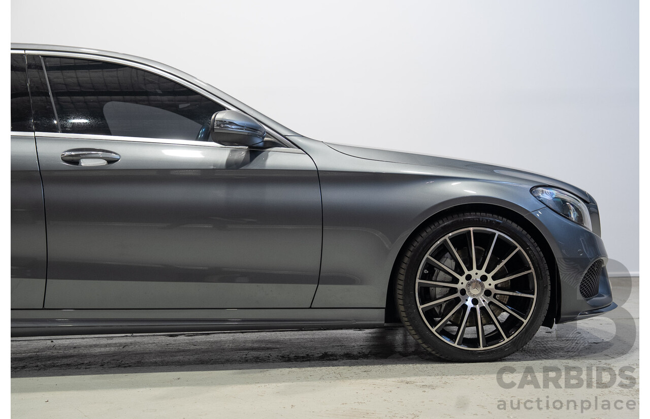11/2016 Mercedes-Benz C250d 205 MY16 4d Sedan Selenite Grey Turbo Diesel 2.1L