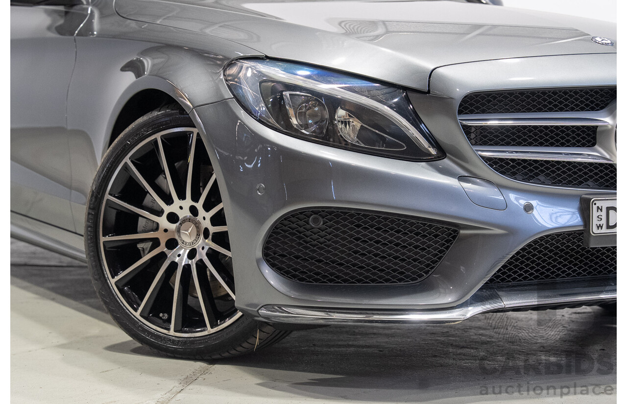 11/2016 Mercedes-Benz C250d 205 MY16 4d Sedan Selenite Grey Turbo Diesel 2.1L