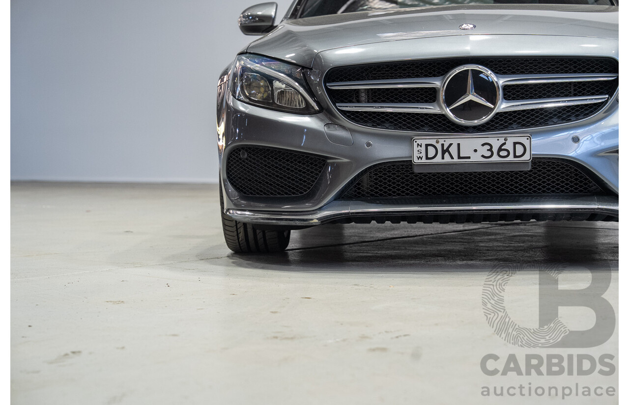 11/2016 Mercedes-Benz C250d 205 MY16 4d Sedan Selenite Grey Turbo Diesel 2.1L