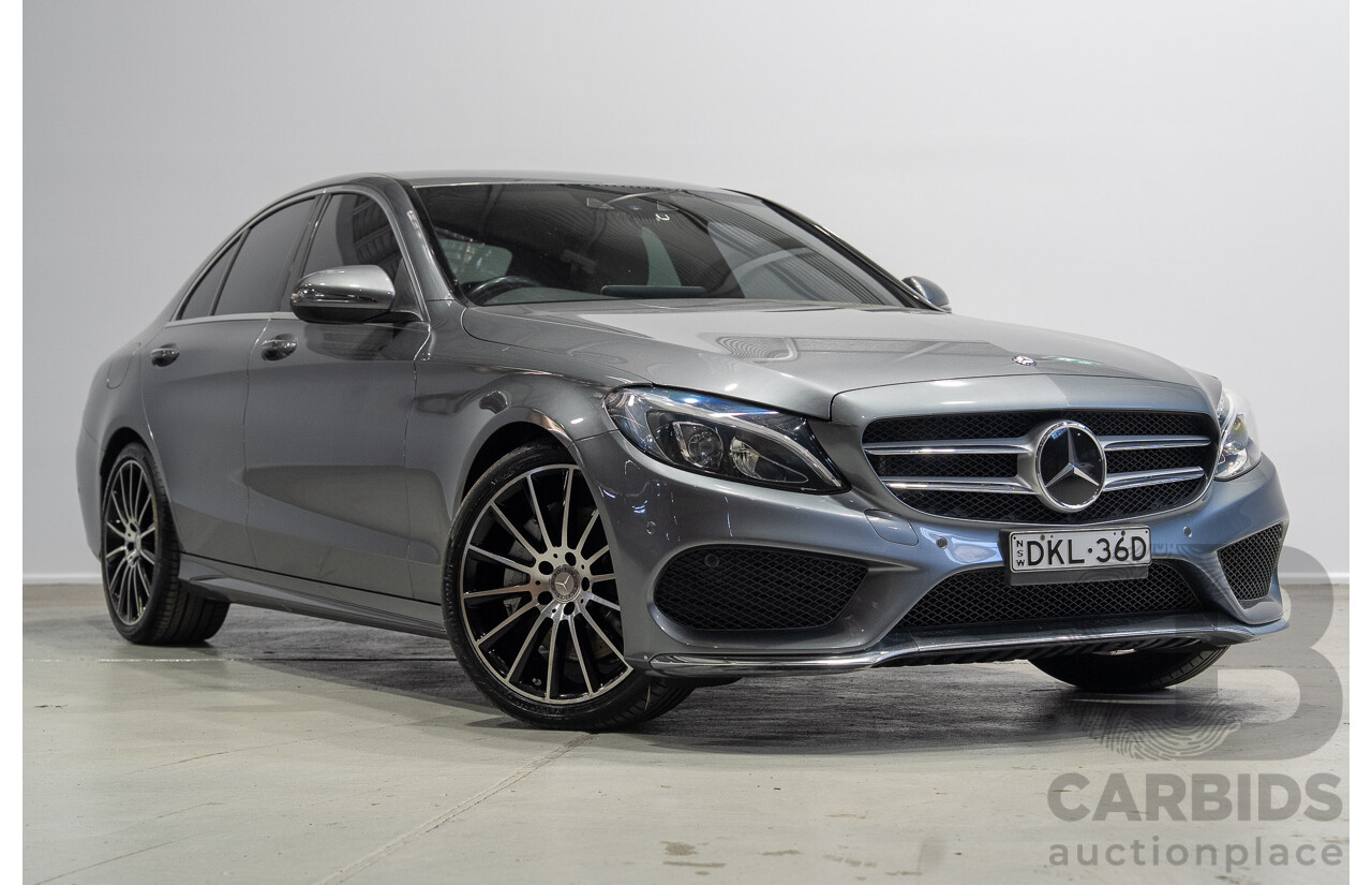 11/2016 Mercedes-Benz C250d 205 MY16 4d Sedan Selenite Grey Turbo Diesel 2.1L