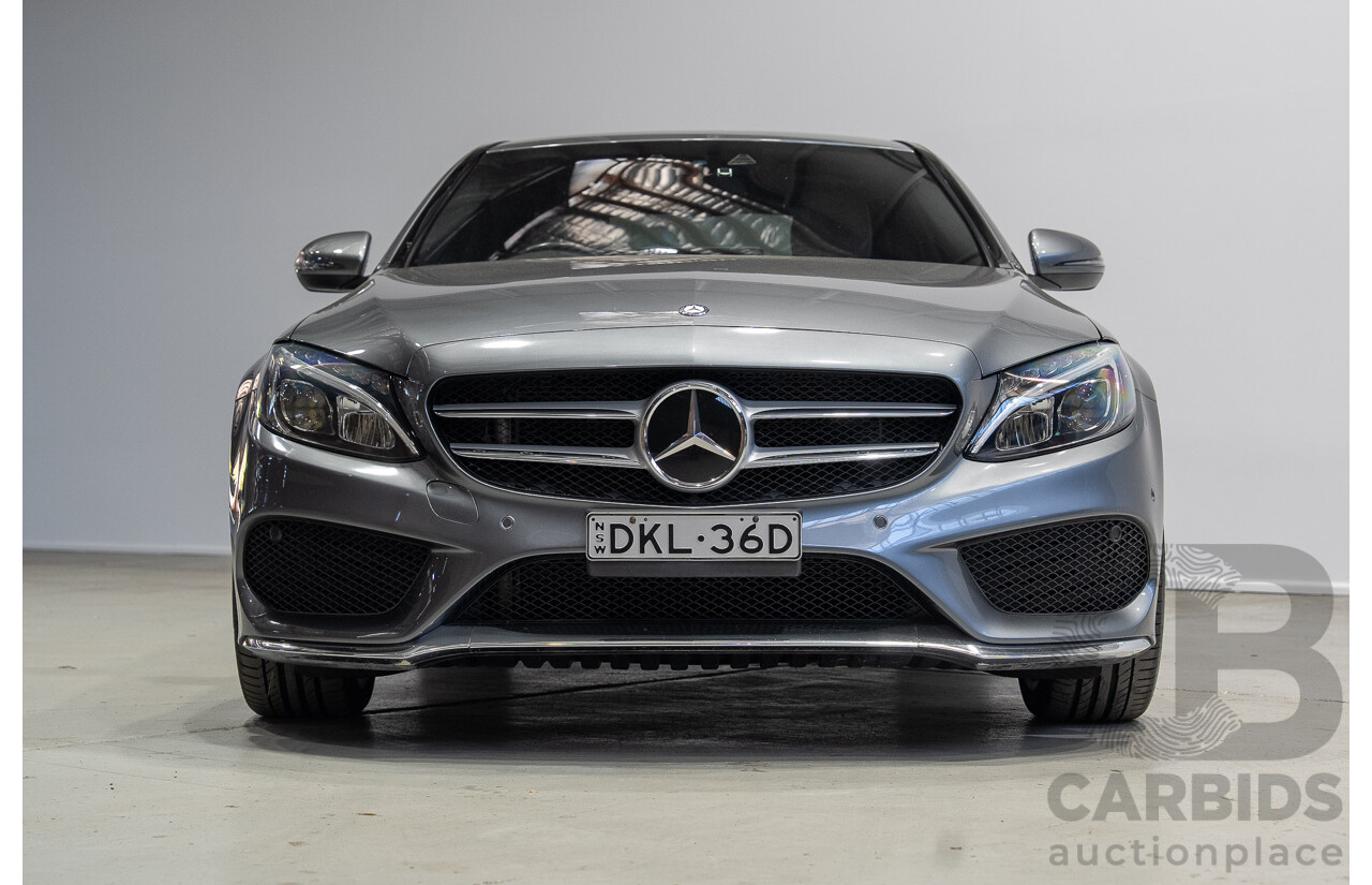 11/2016 Mercedes-Benz C250d 205 MY16 4d Sedan Selenite Grey Turbo Diesel 2.1L